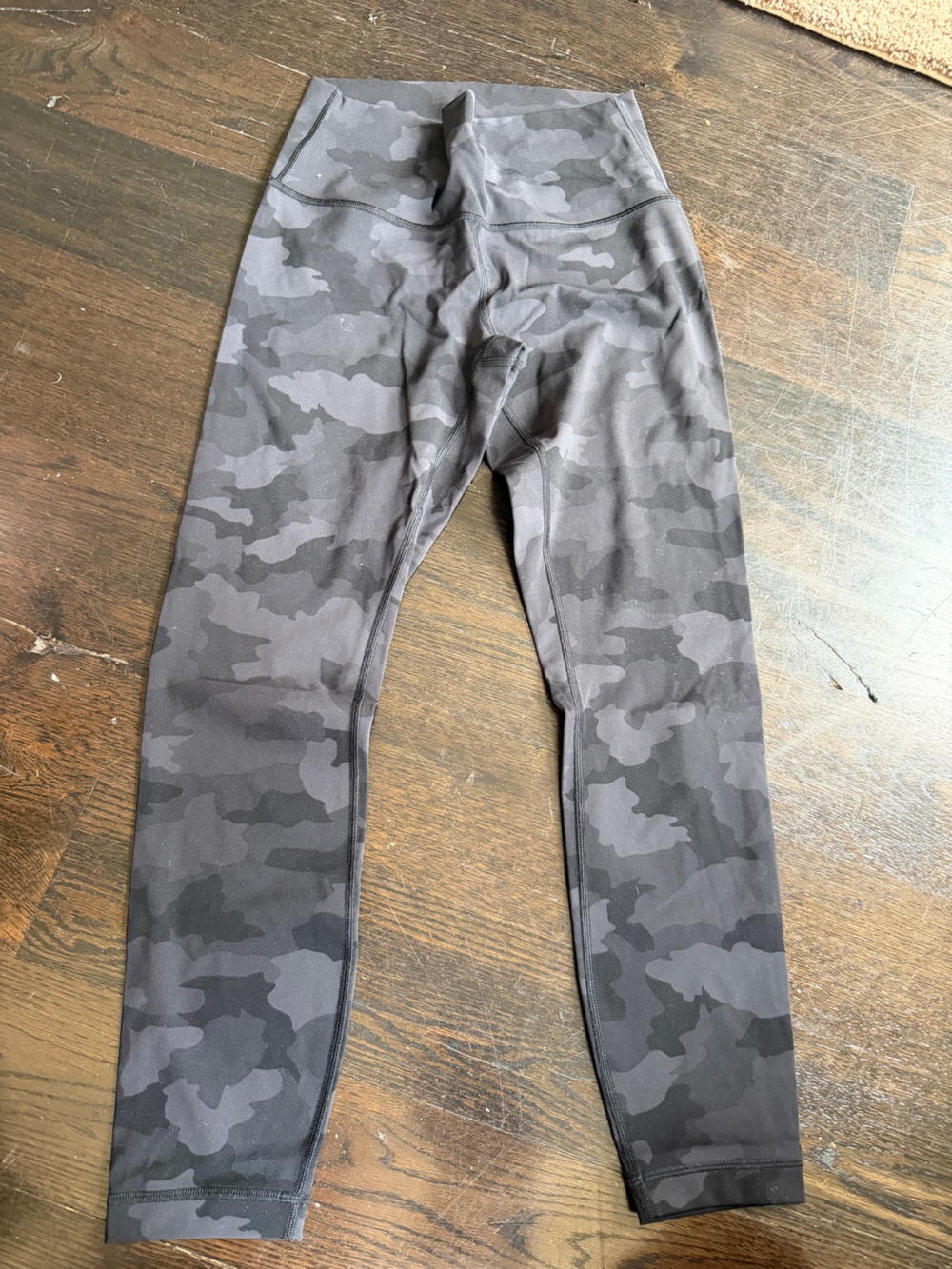 Gray Black Camo Leggings